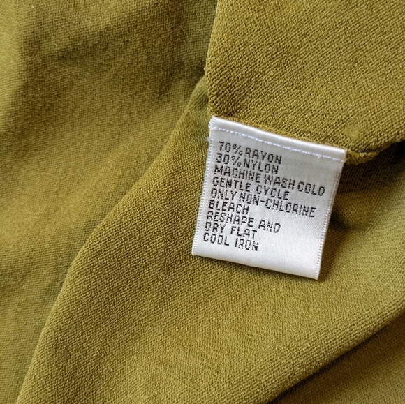 Talbots Sweater Set, Tank Top & Cardigan, Matching, Women's Plus 2XL Olive Green - Picture 15 of 16